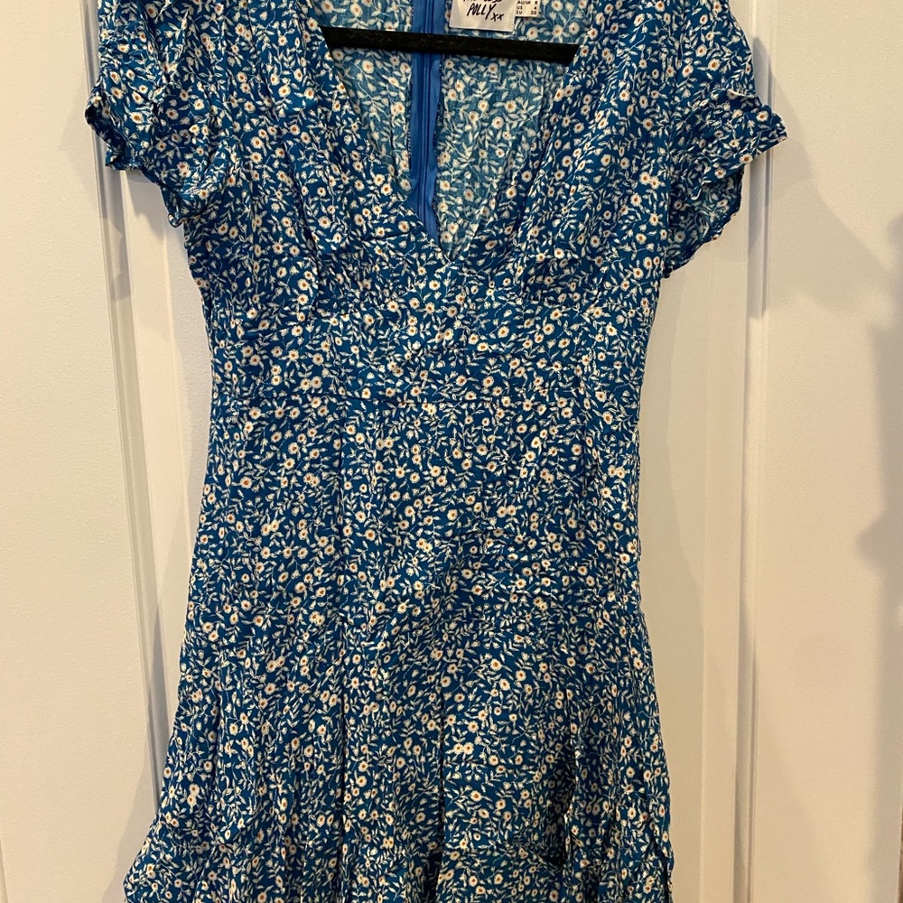 Blue Floral Dress
